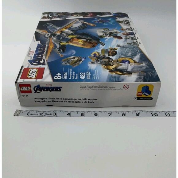 LEGO Marvel Avengers 76144 Hulk Rescue Helicopter New Factory Sealed 8+ 482pcs - Picture 4 of 5